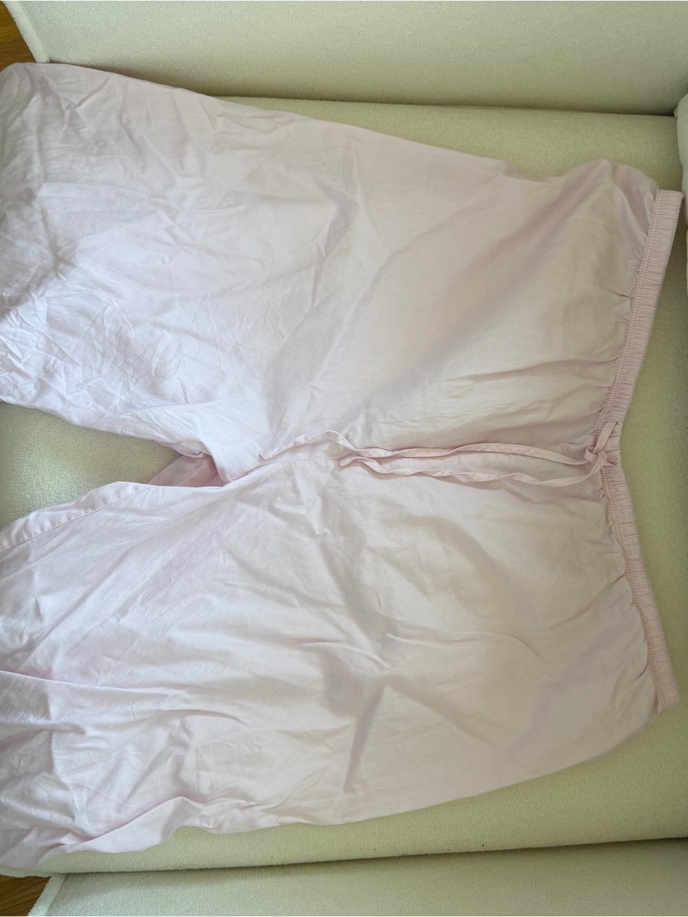 Light Pink Drawstring linen Pants